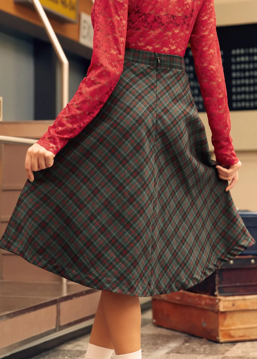 Golden Hour Gal Midi Skirt