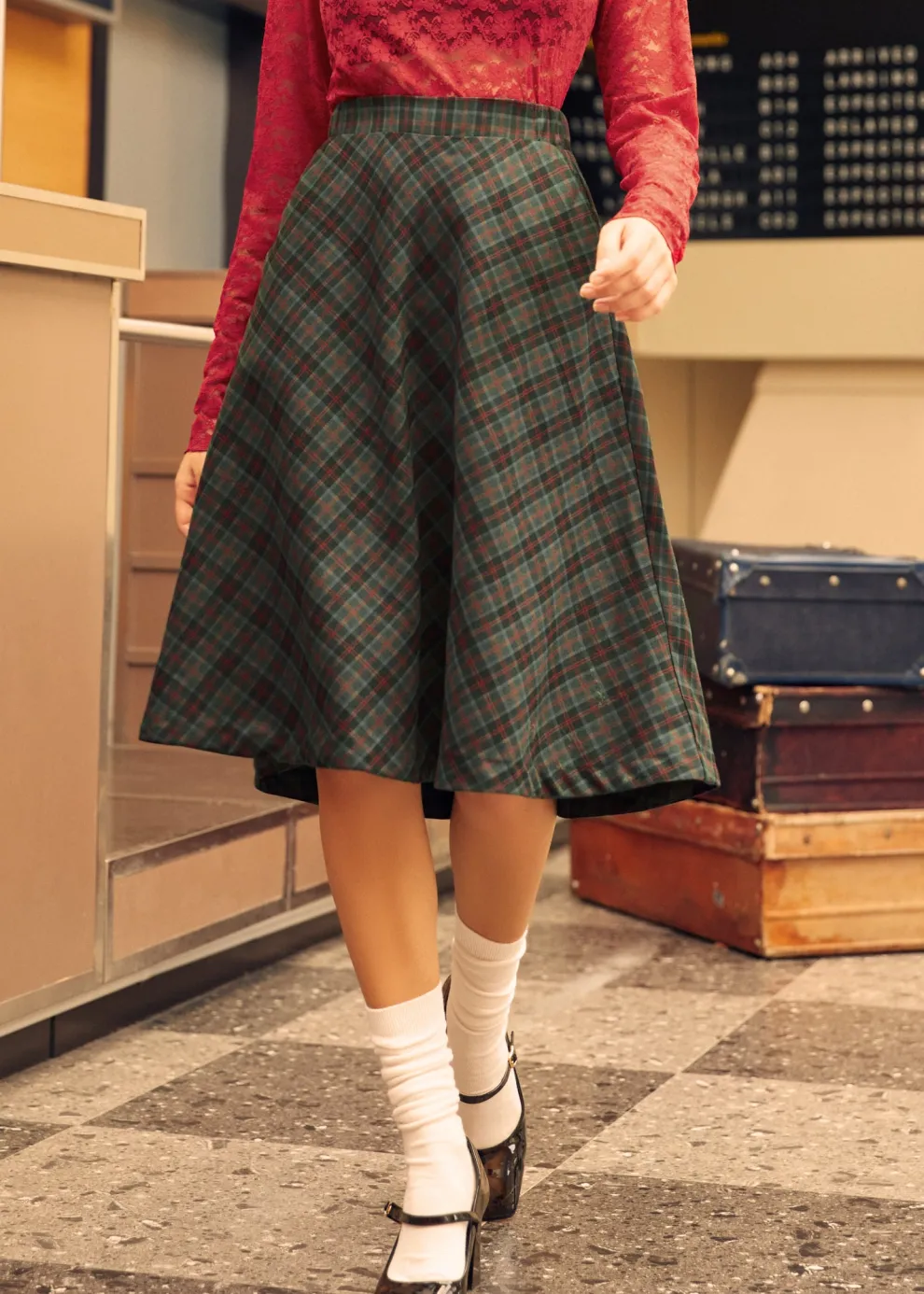 Golden Hour Gal Midi Skirt