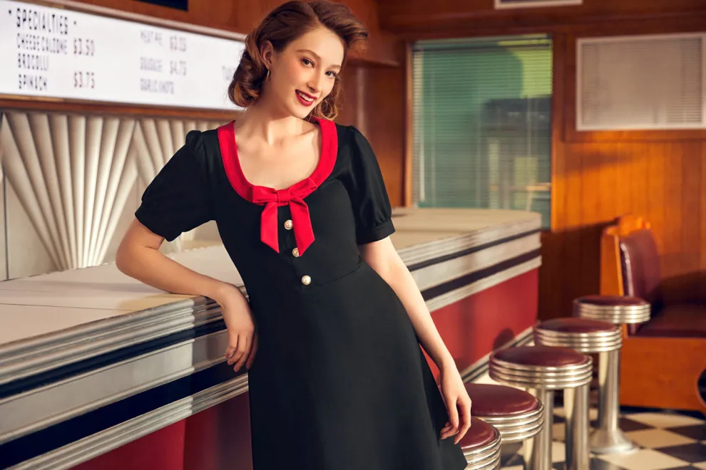 Greet Me Sweetly A-Line Dress