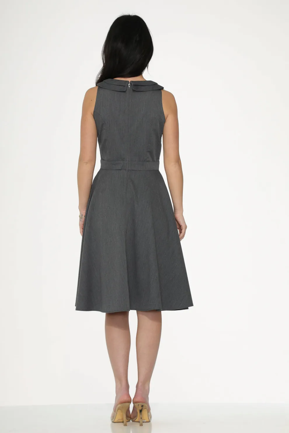 Grey Swing Dress