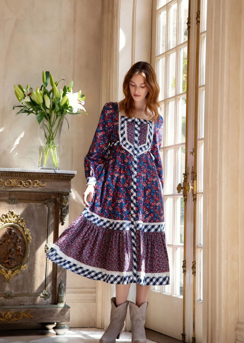 GUNNE SAX for ModCloth Veronica Midi Dress