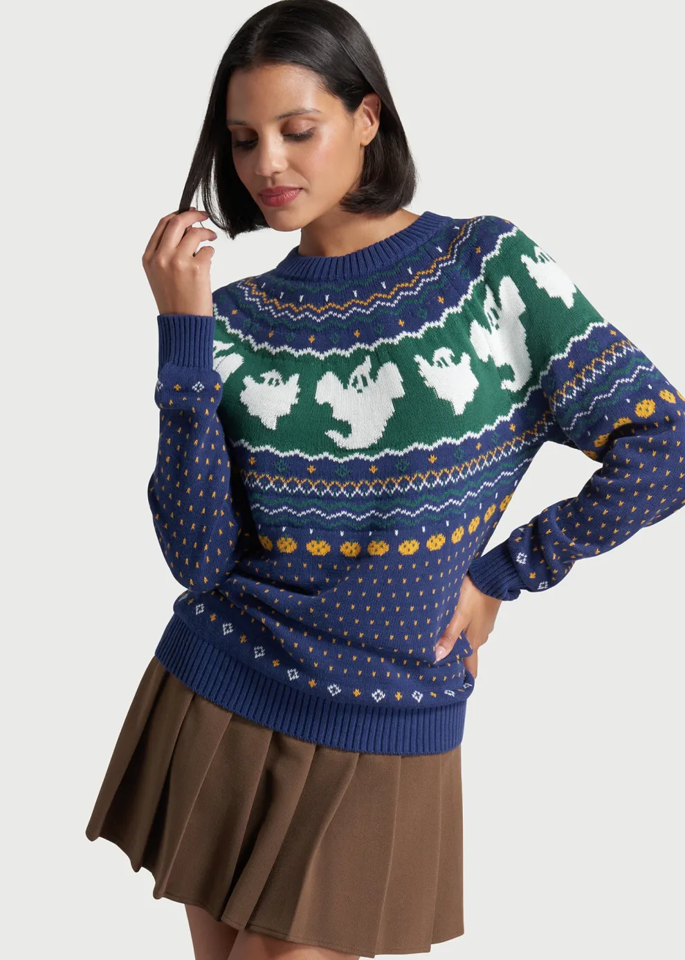 Happy Hauntings Fair Isle Sweater