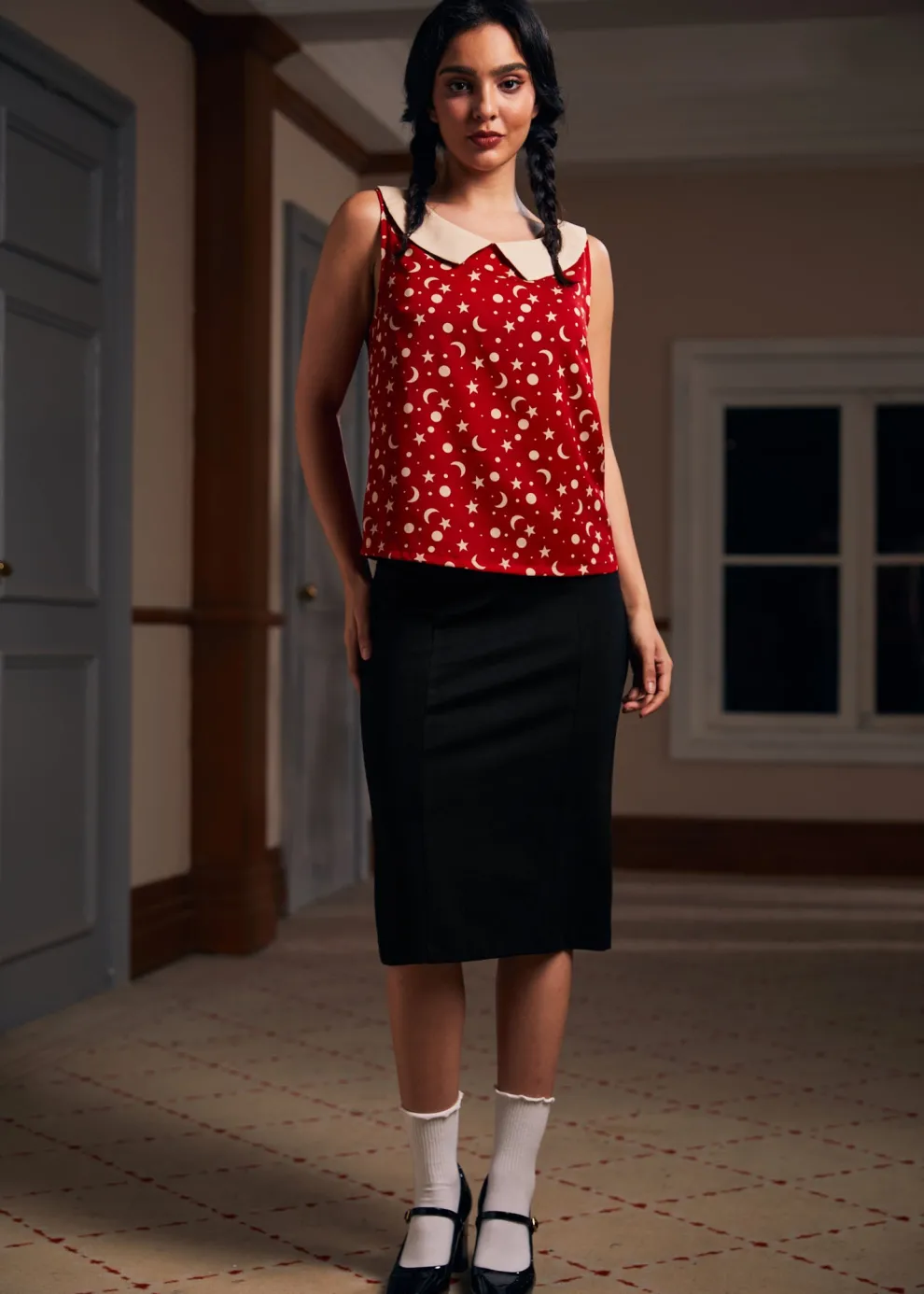 Harvest Moon Melodies Collared Top