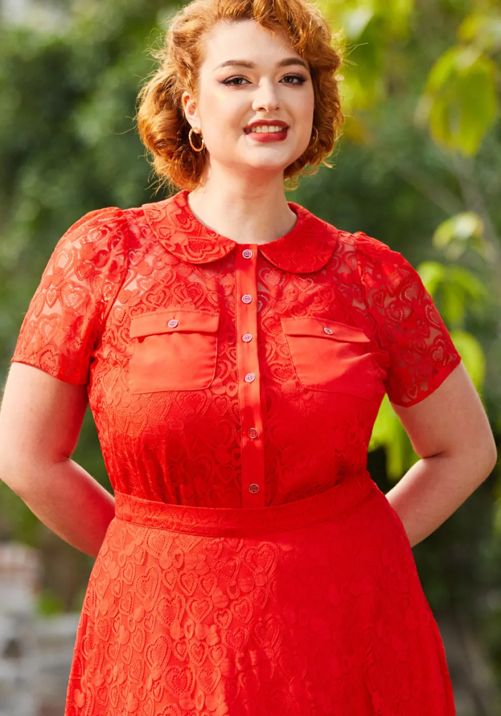 Heart Throb Button-Up Top