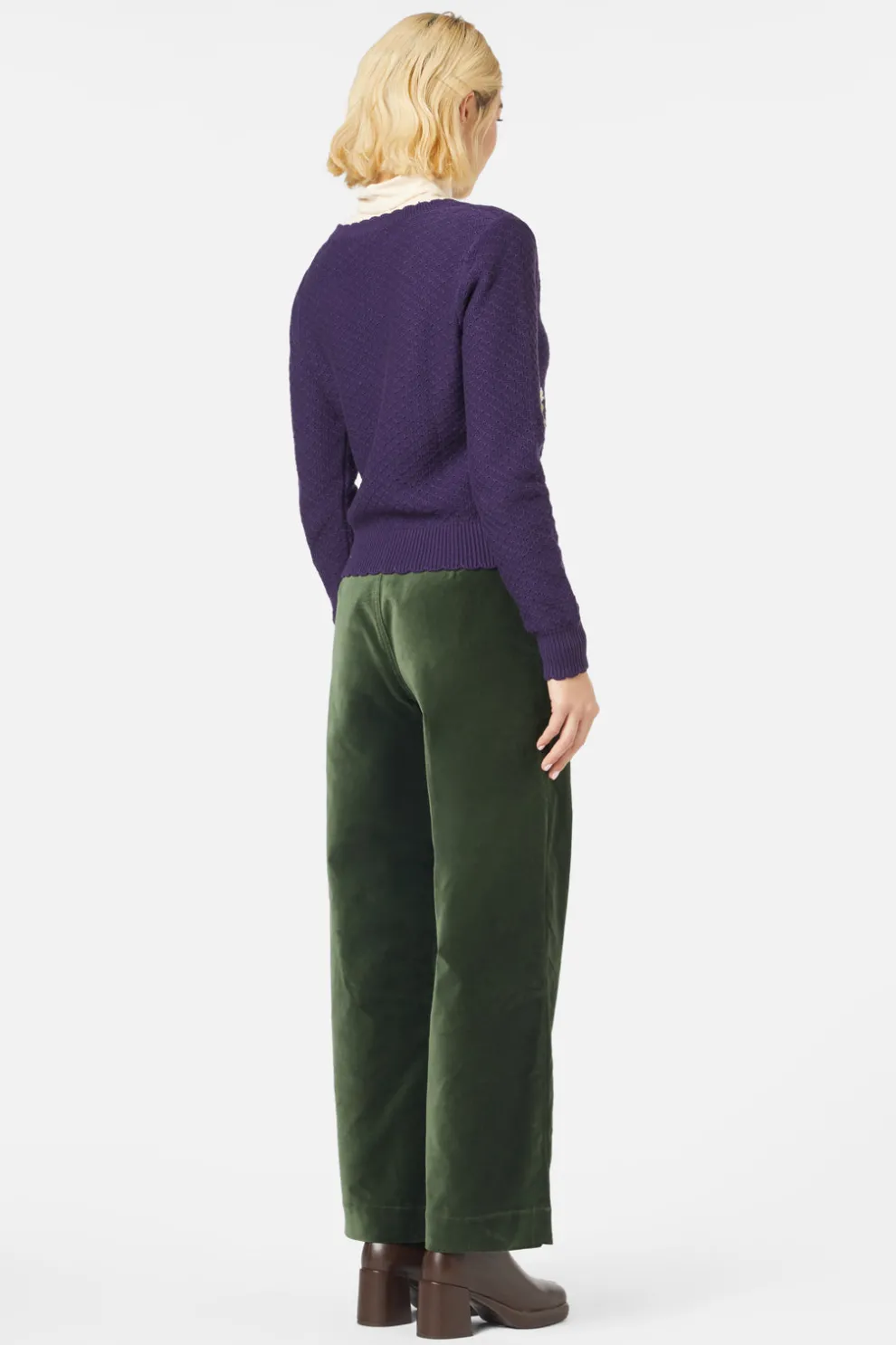 Herb Embroidered Cardi