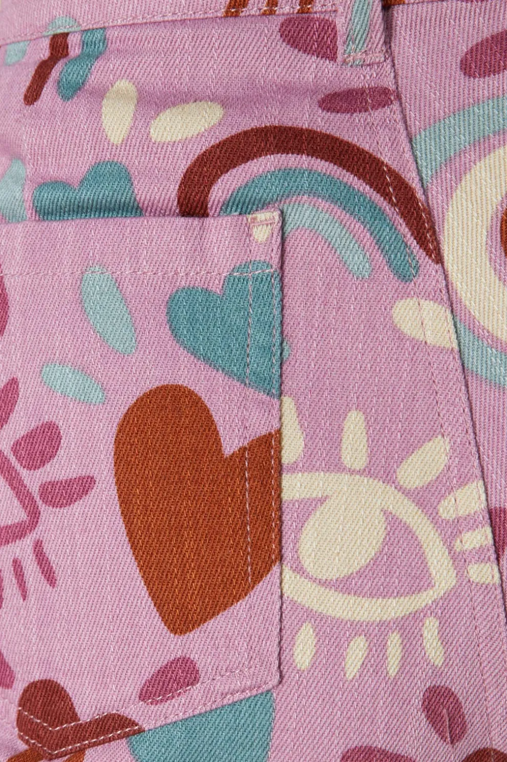 I Love Rainbows Jean