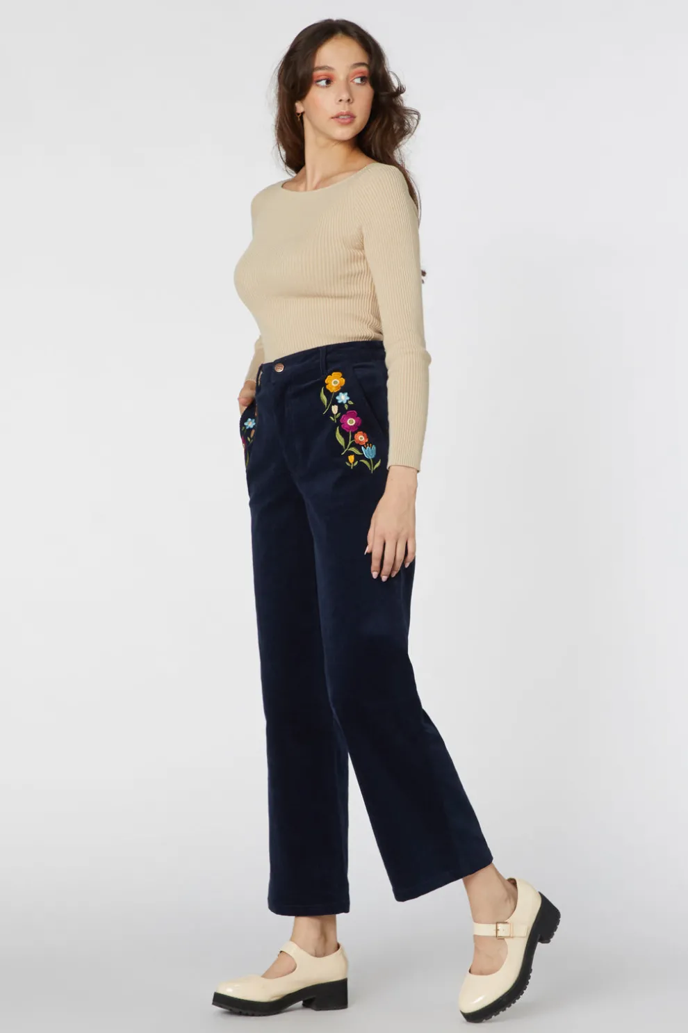 Ingrid Floral Jean