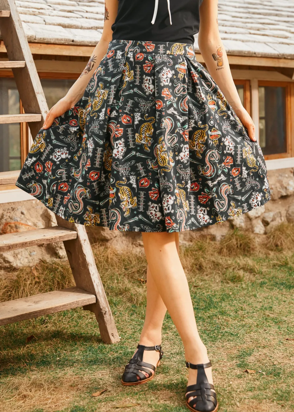 Inked & Iconic Skirt