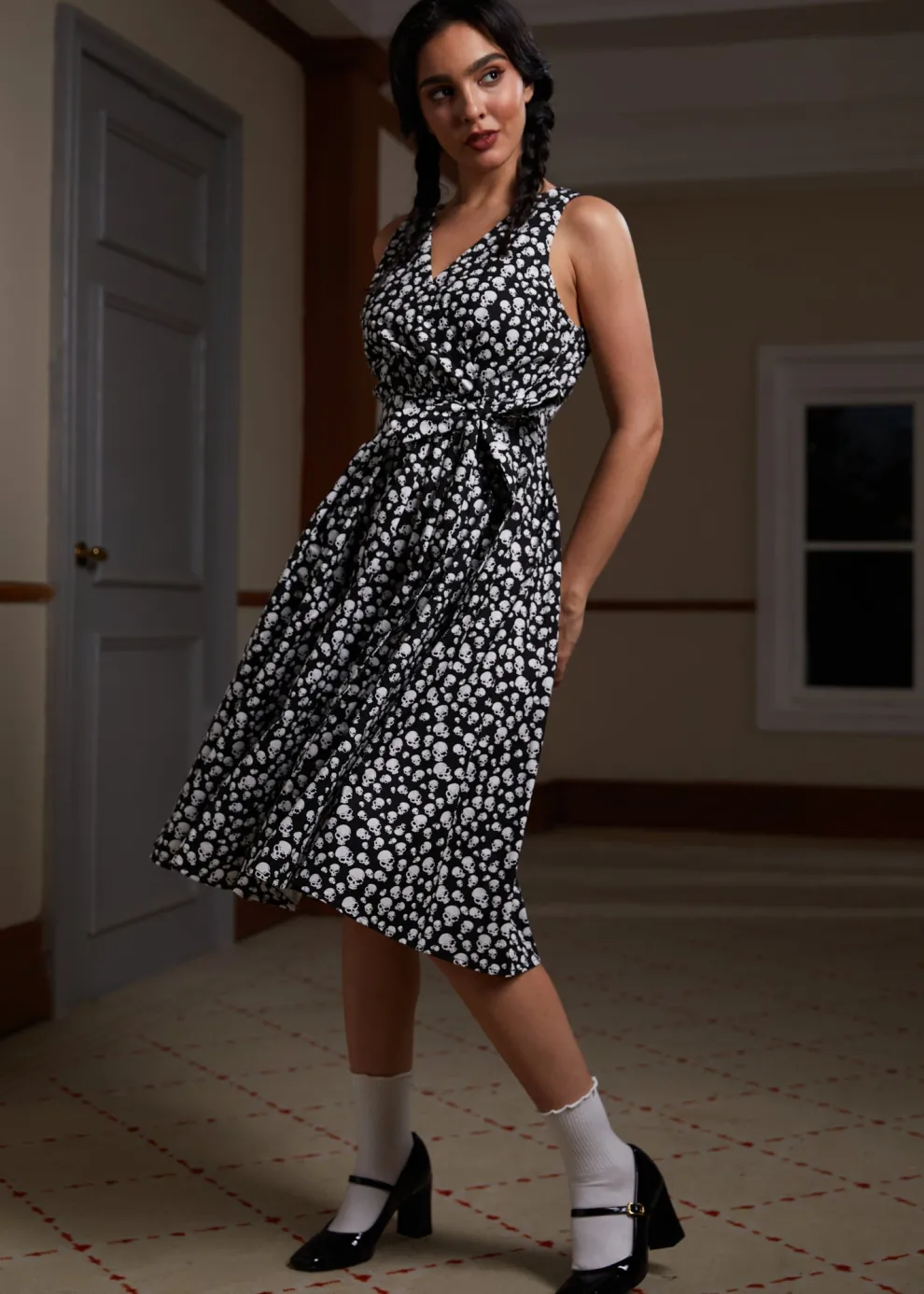Instant Energy Faux-Wrap Dress