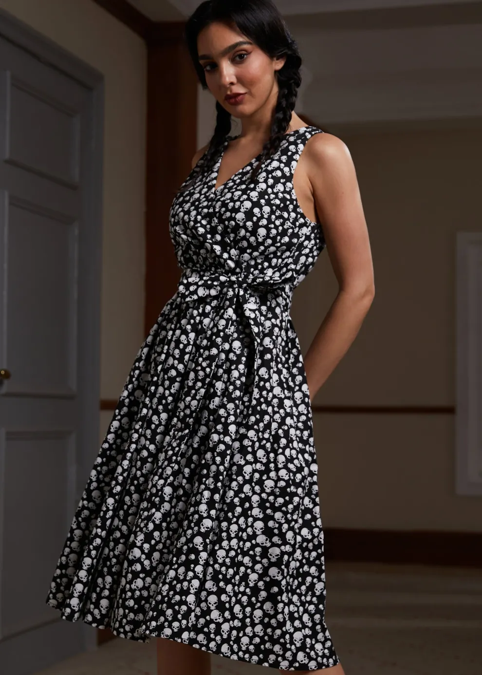 Instant Energy Faux-Wrap Dress