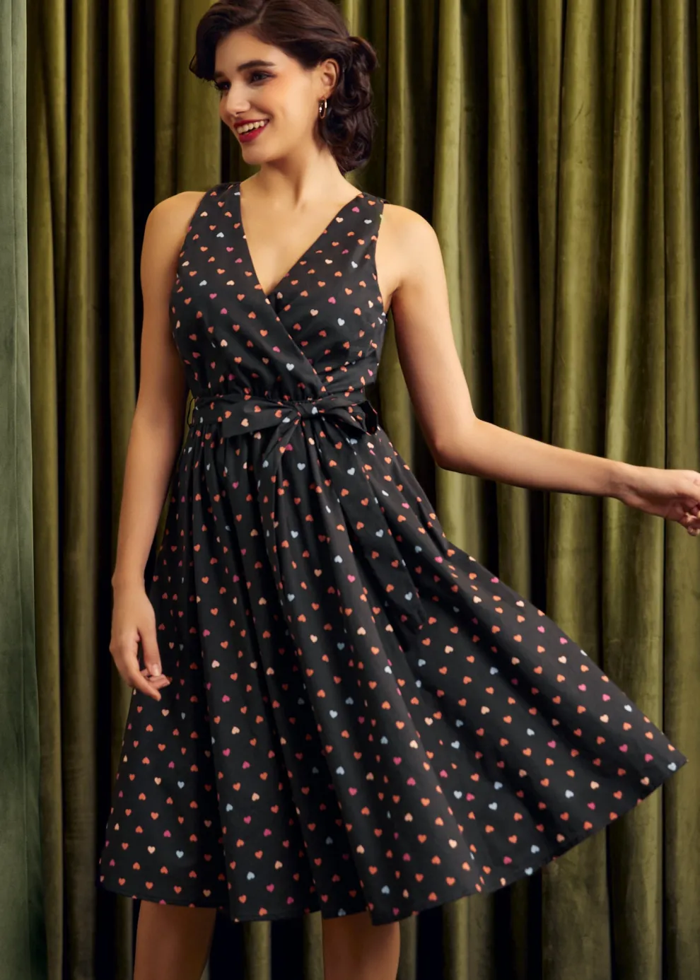 Instant Energy Faux-Wrap Dress