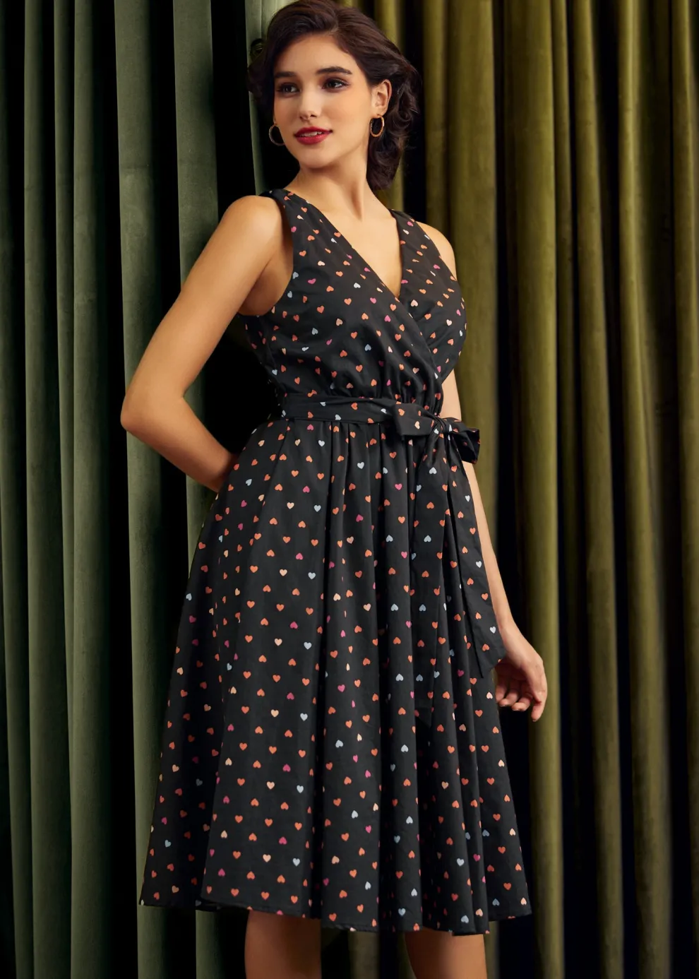 Instant Energy Faux-Wrap Dress