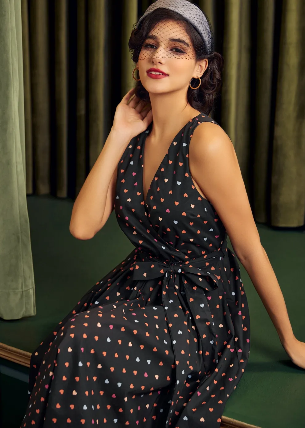 Instant Energy Faux-Wrap Dress