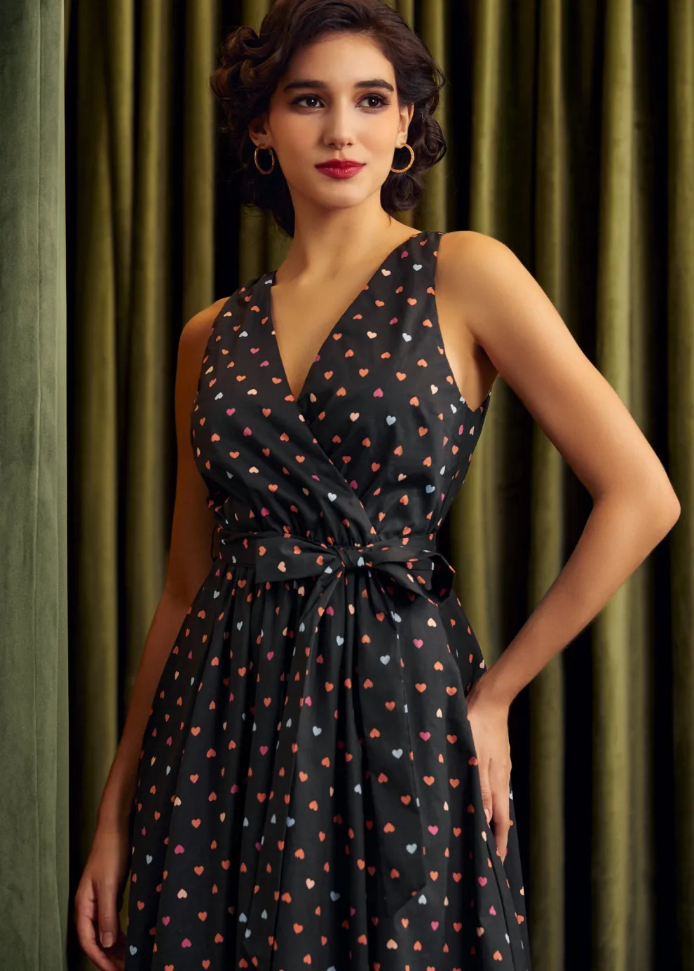 Instant Energy Faux-Wrap Dress