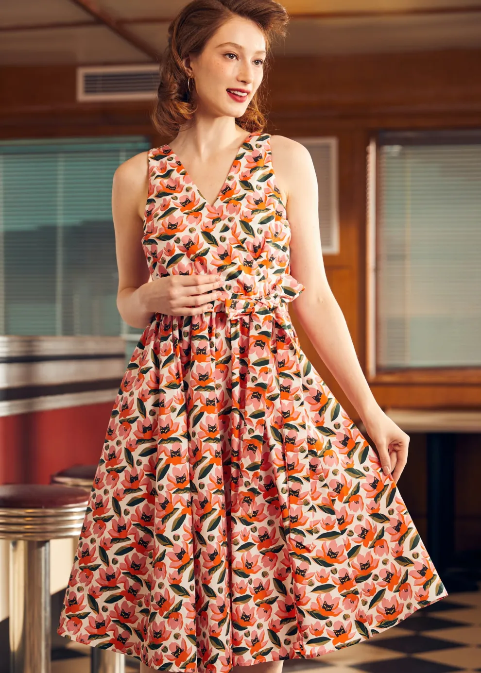 Instant Energy Faux-Wrap Dress