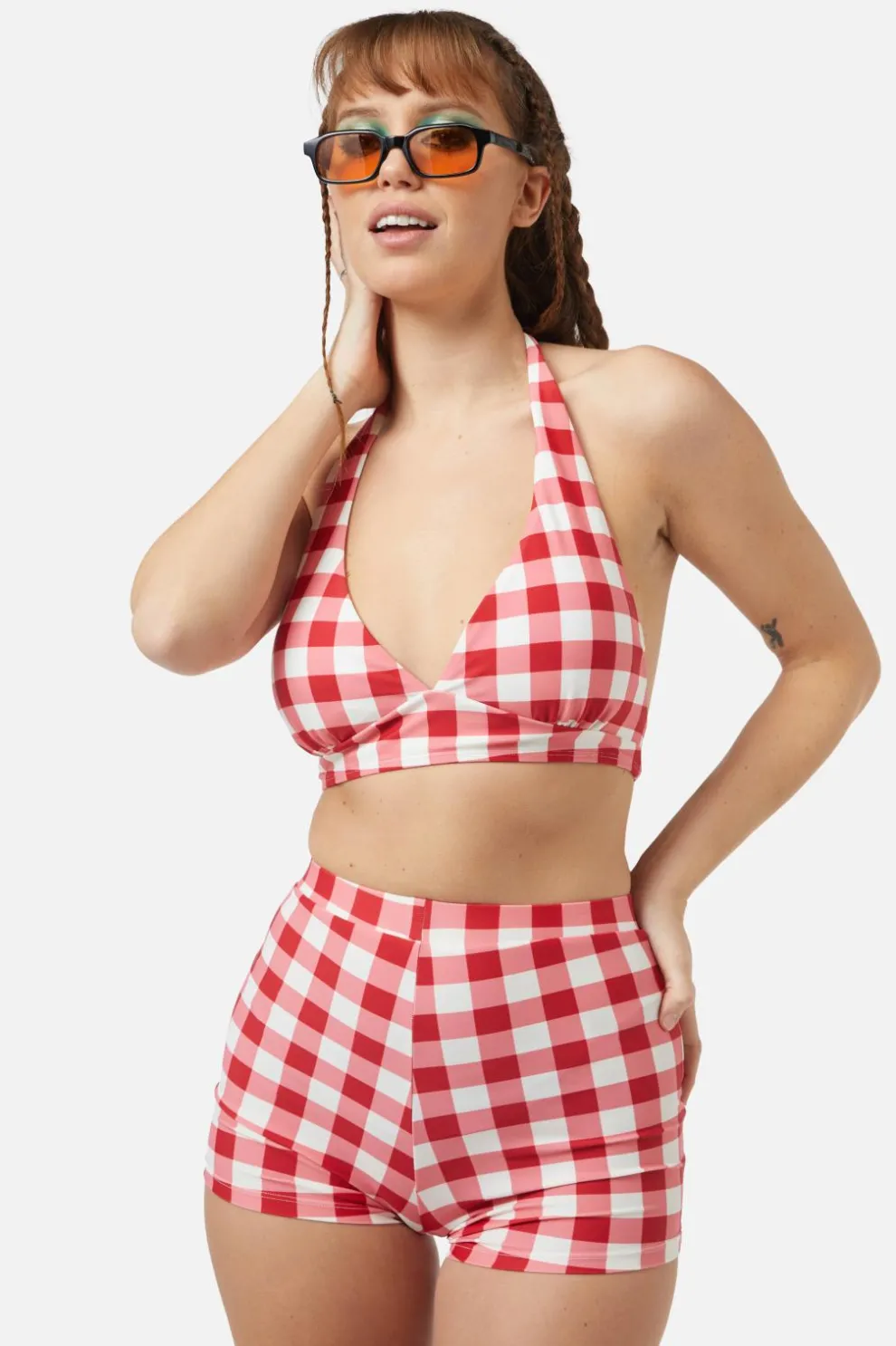 Jam Gingham Bikini Top