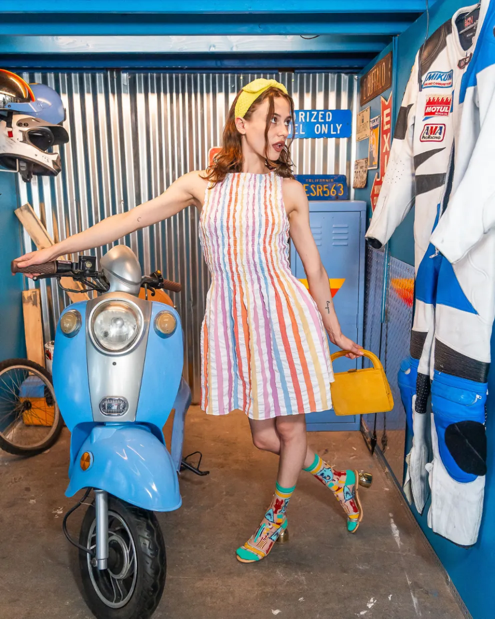 JAWS 50th Anniversary Sheer Crew Sock