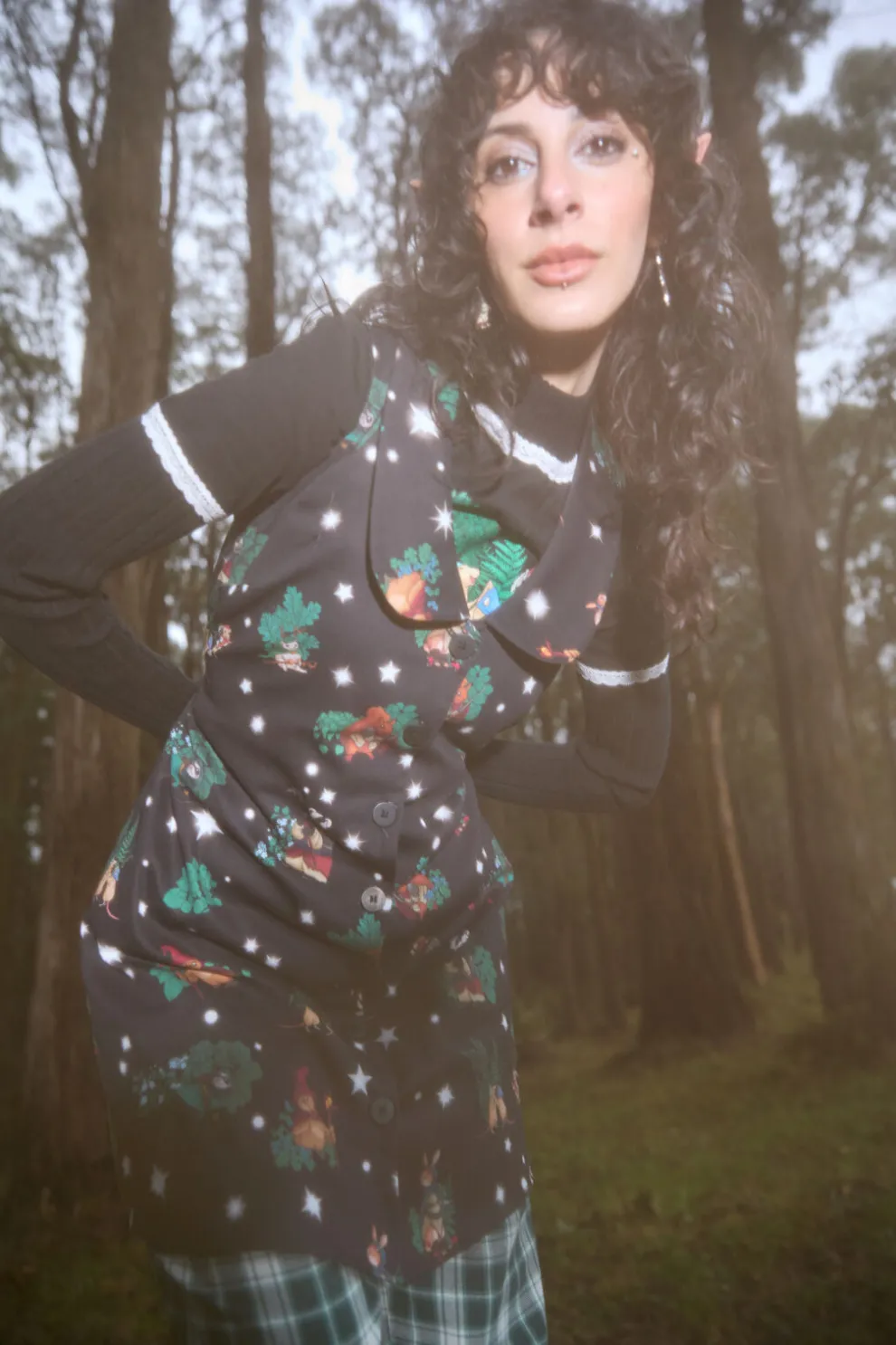 Keeper Of The Woods Print Pinafore
