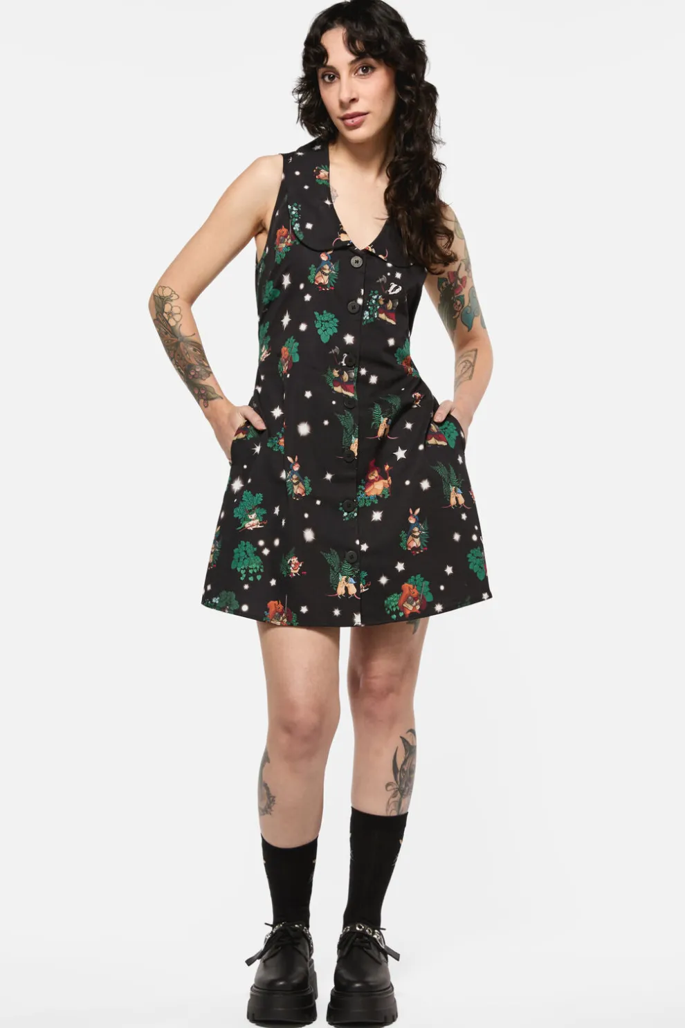 Keeper Of The Woods Print Pinafore