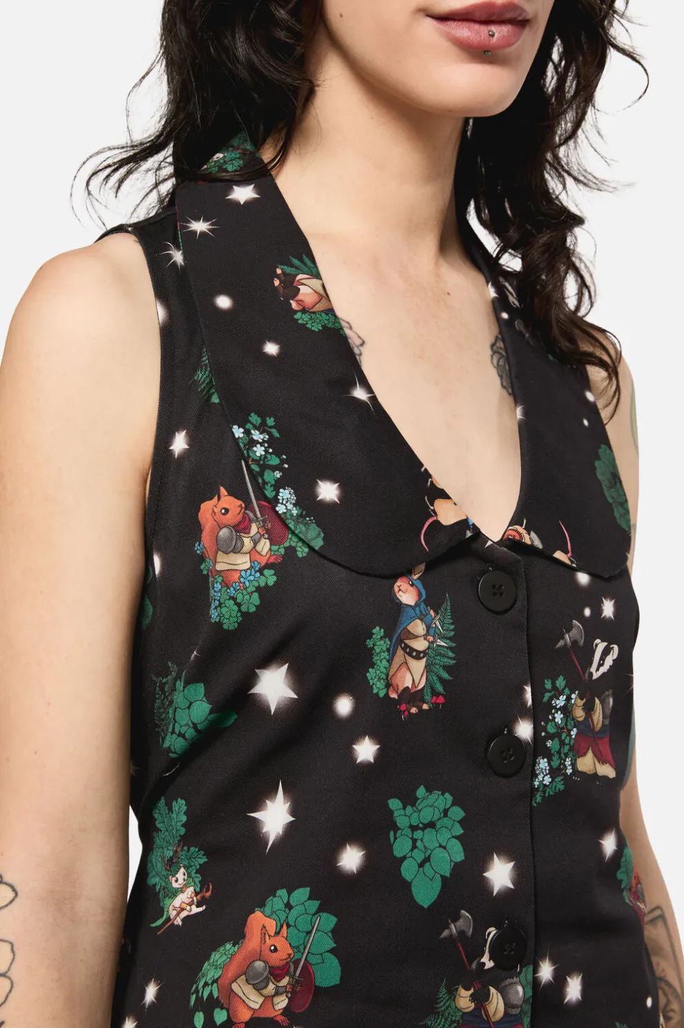 Keeper Of The Woods Print Pinafore