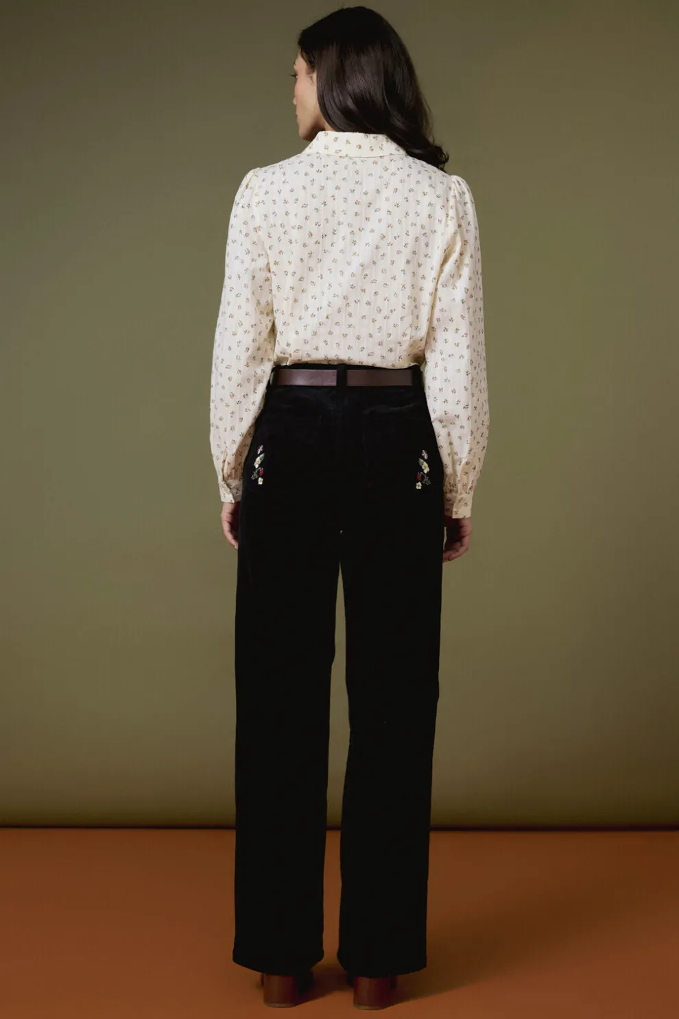 Lana Ditsy Floral Blouse