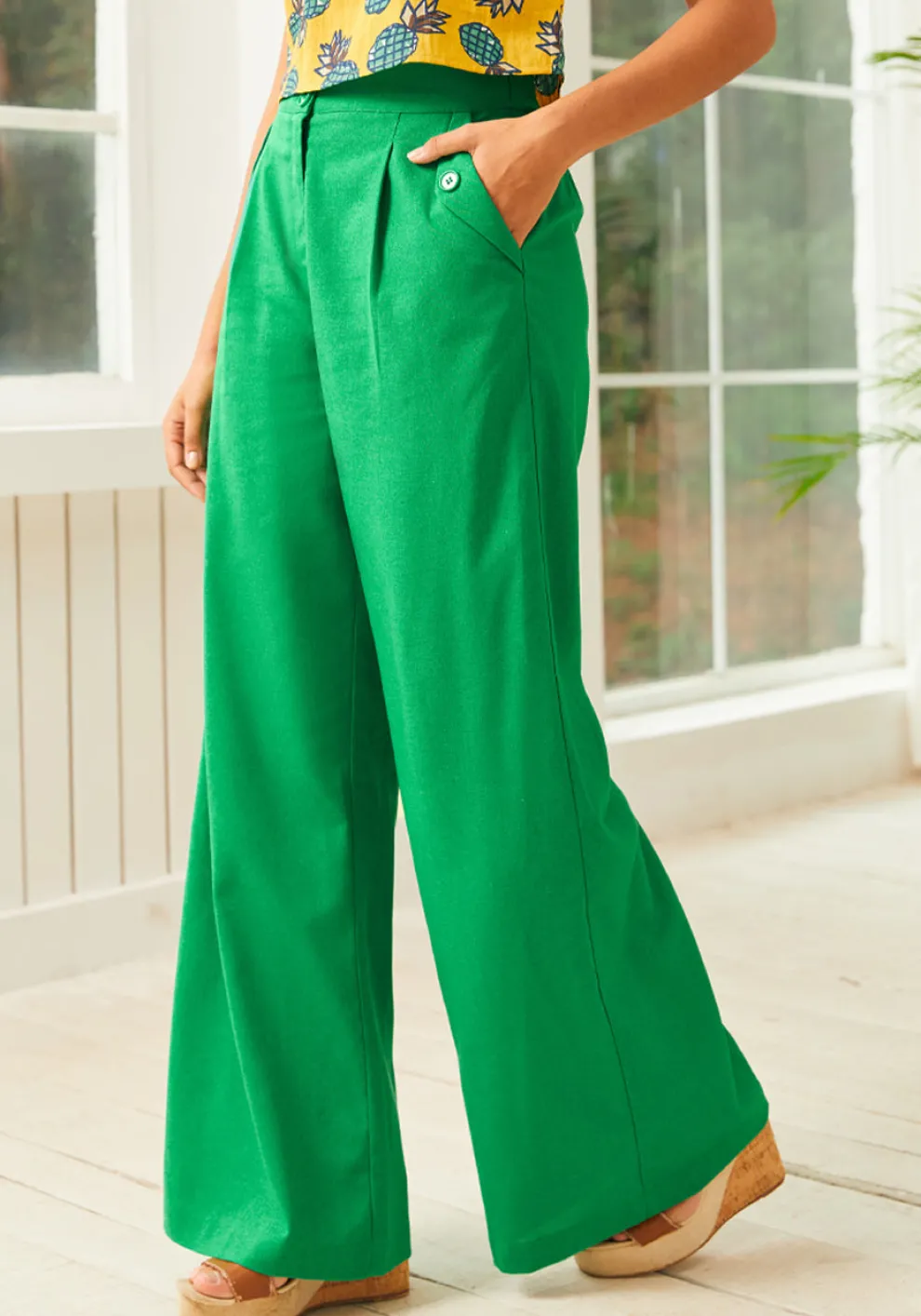 Lazy Afternoon Wide Leg Pants