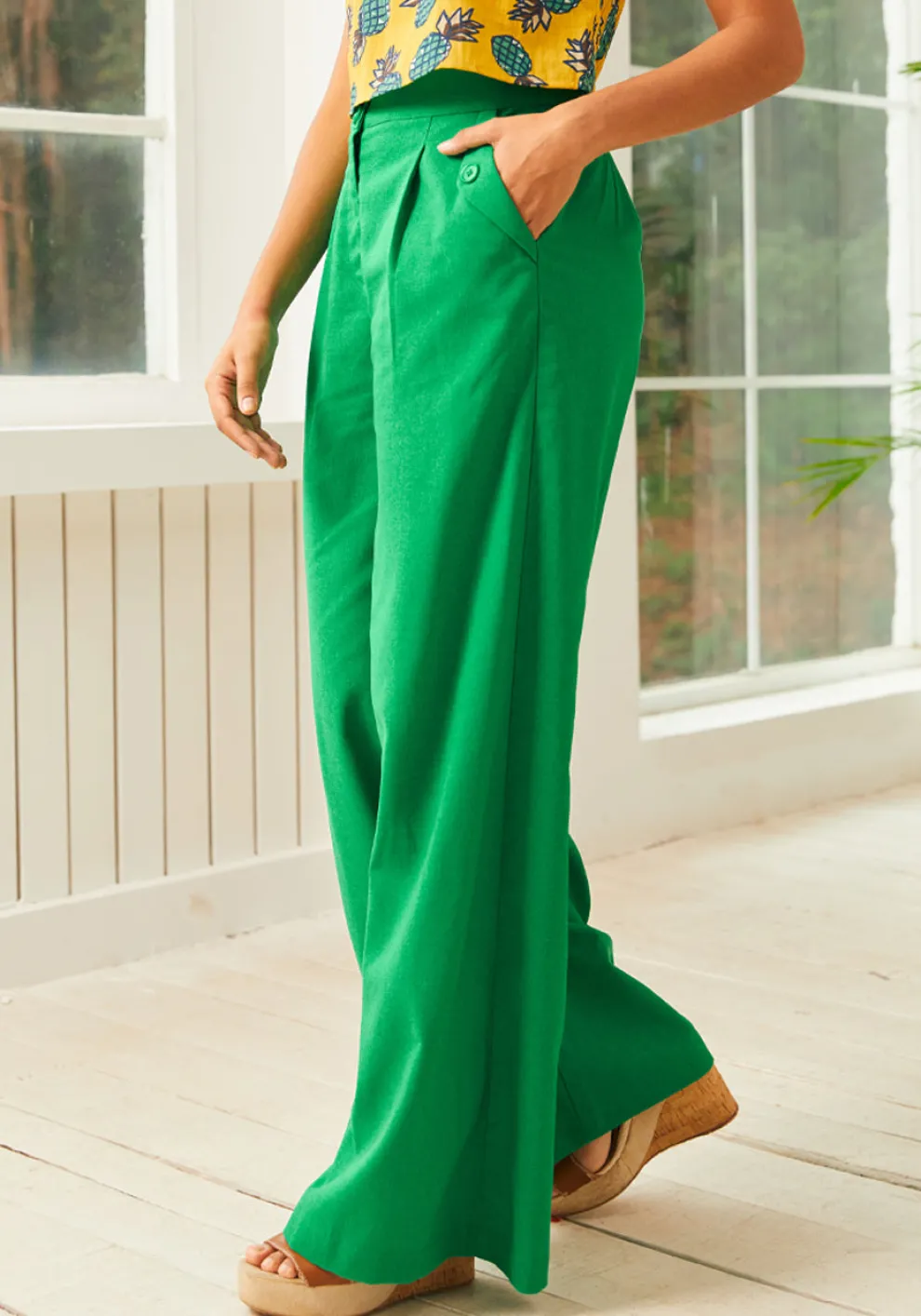 Lazy Afternoon Wide Leg Pants