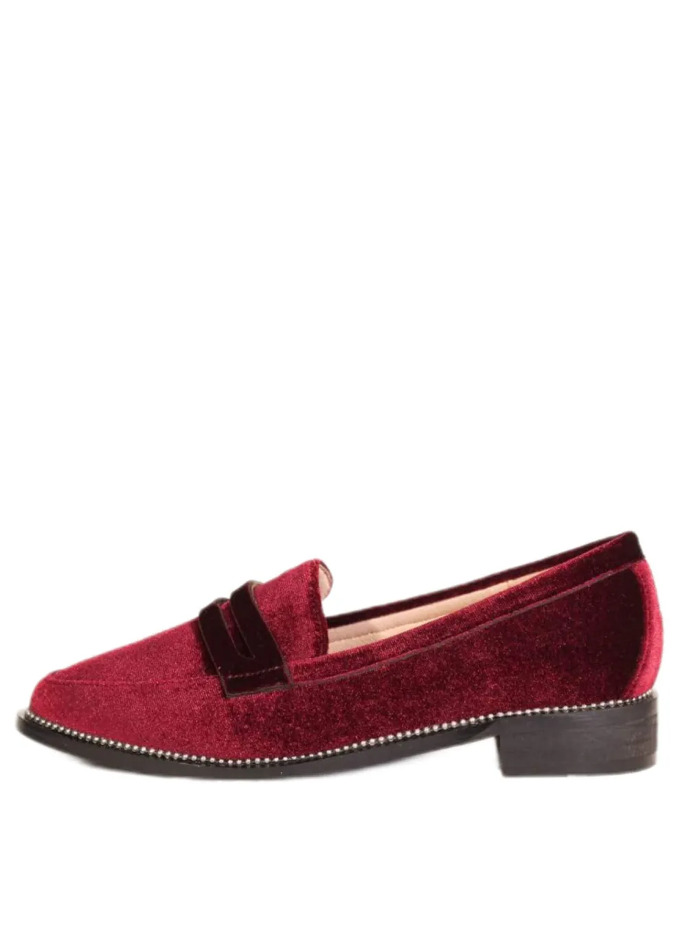 Lea Velvet Loafers