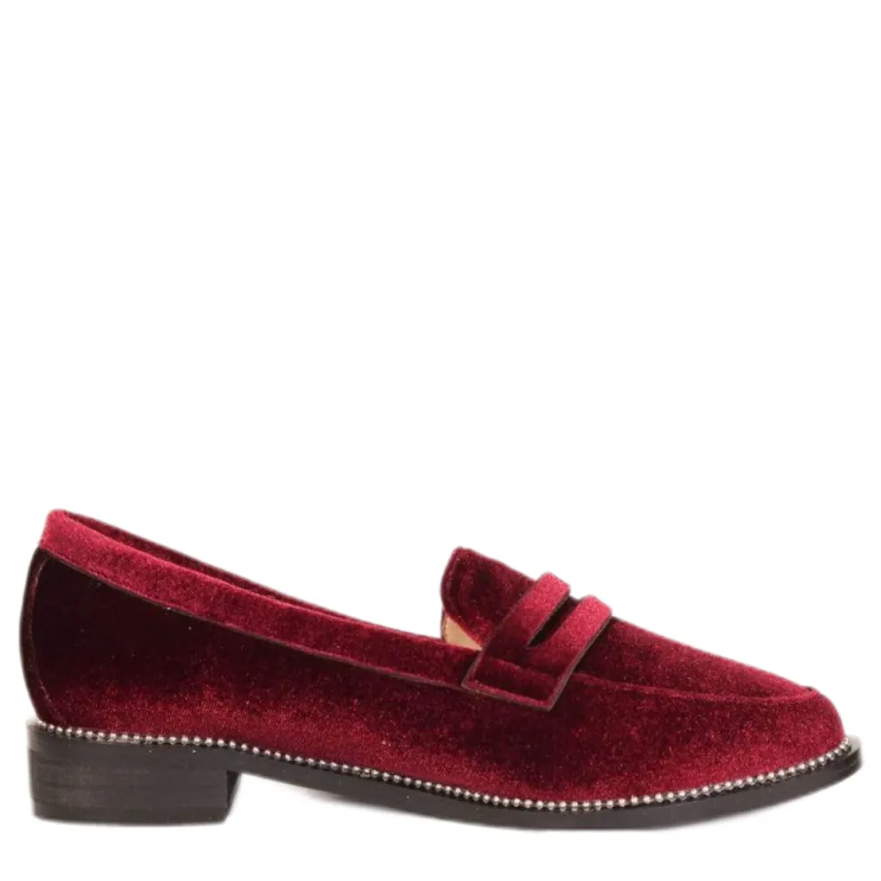 Lea Velvet Loafers