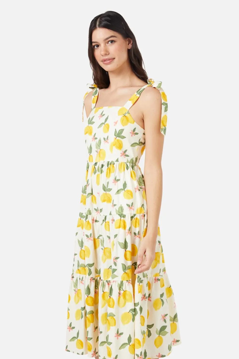 Lemon Midi Dress