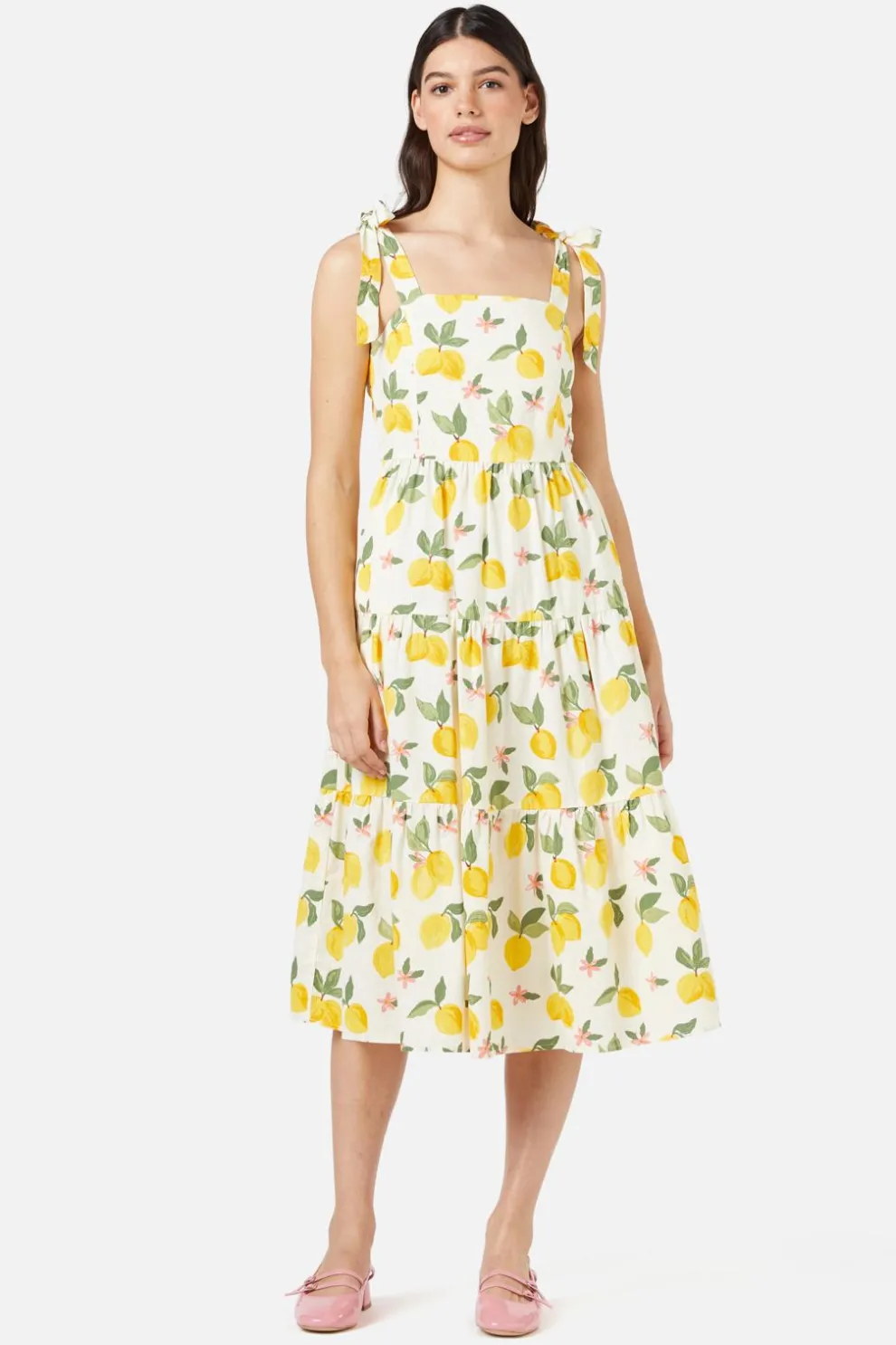 Lemon Midi Dress
