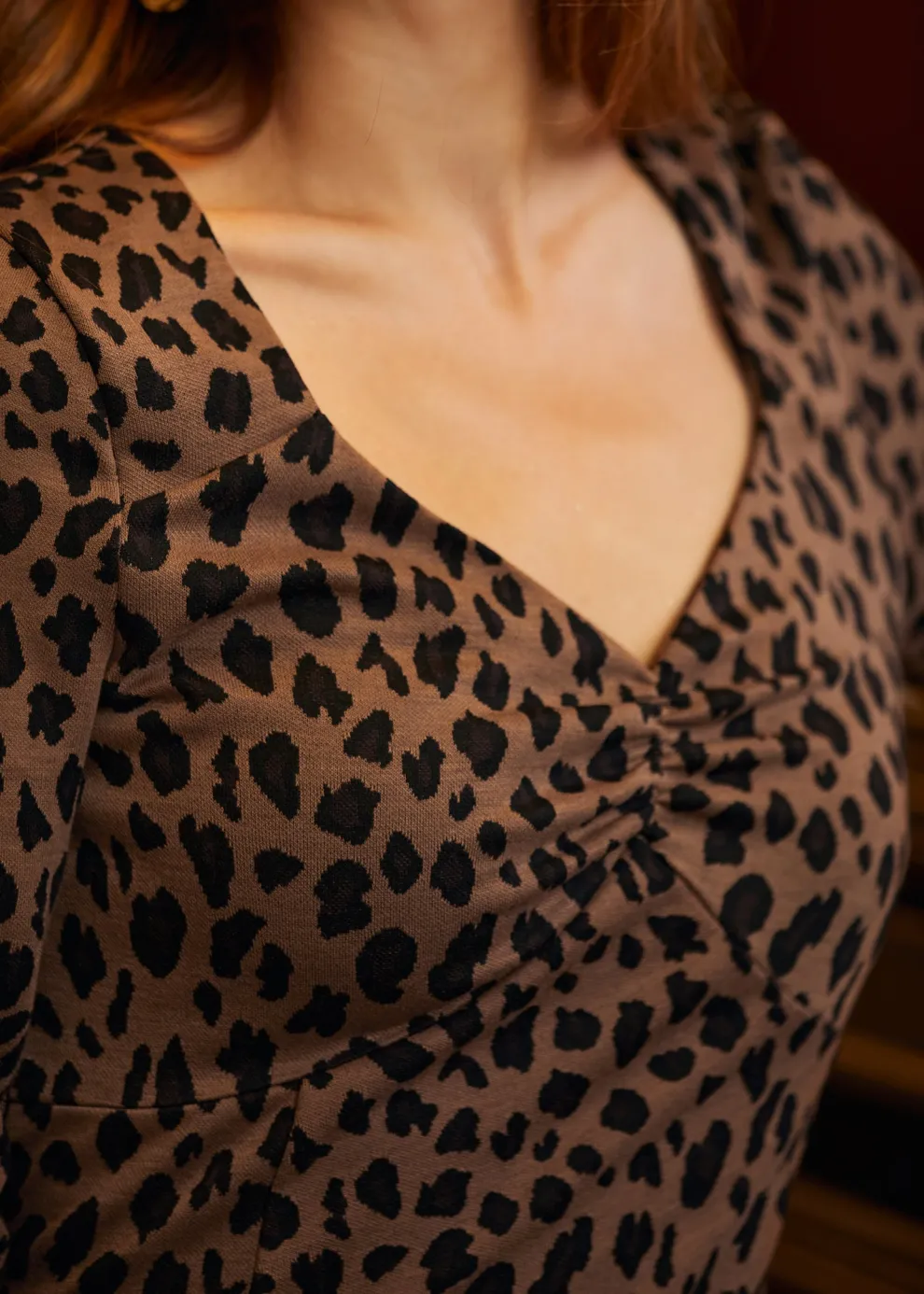 Leopard Hi-Low Empress Dress