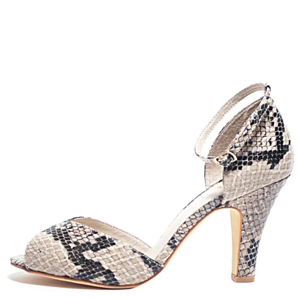 Lola Snake Heels