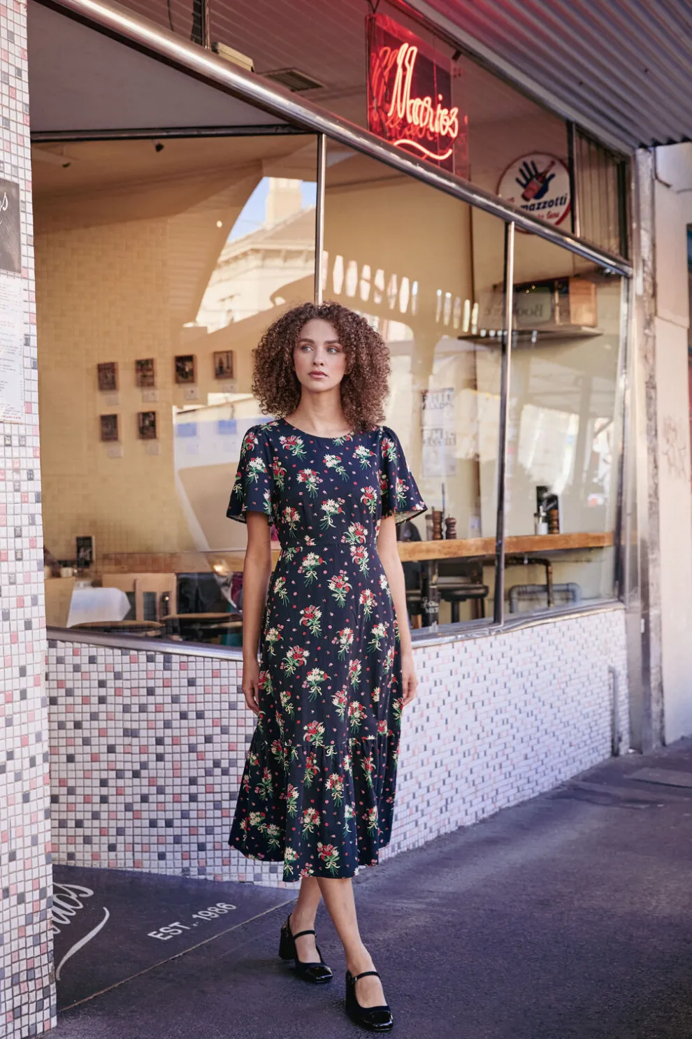 Lucia Floral Bow Dress