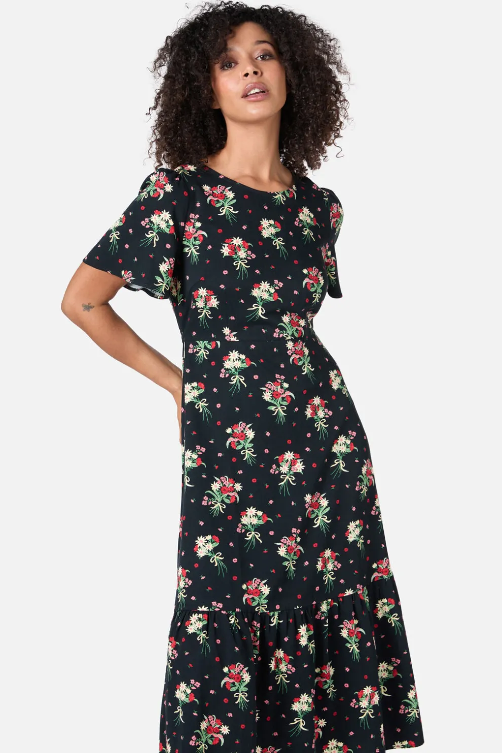 Lucia Floral Bow Dress