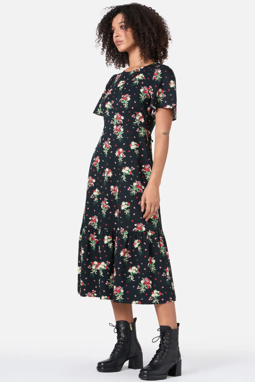 Lucia Floral Bow Dress