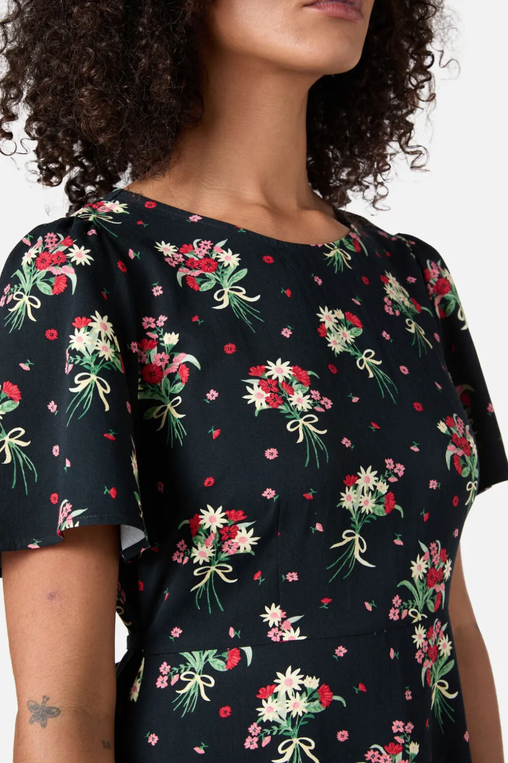 Lucia Floral Bow Dress