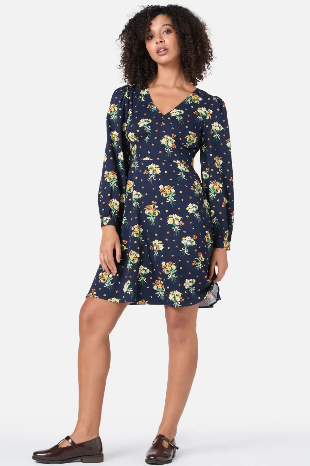 Lucia Floral Sleeved Dress