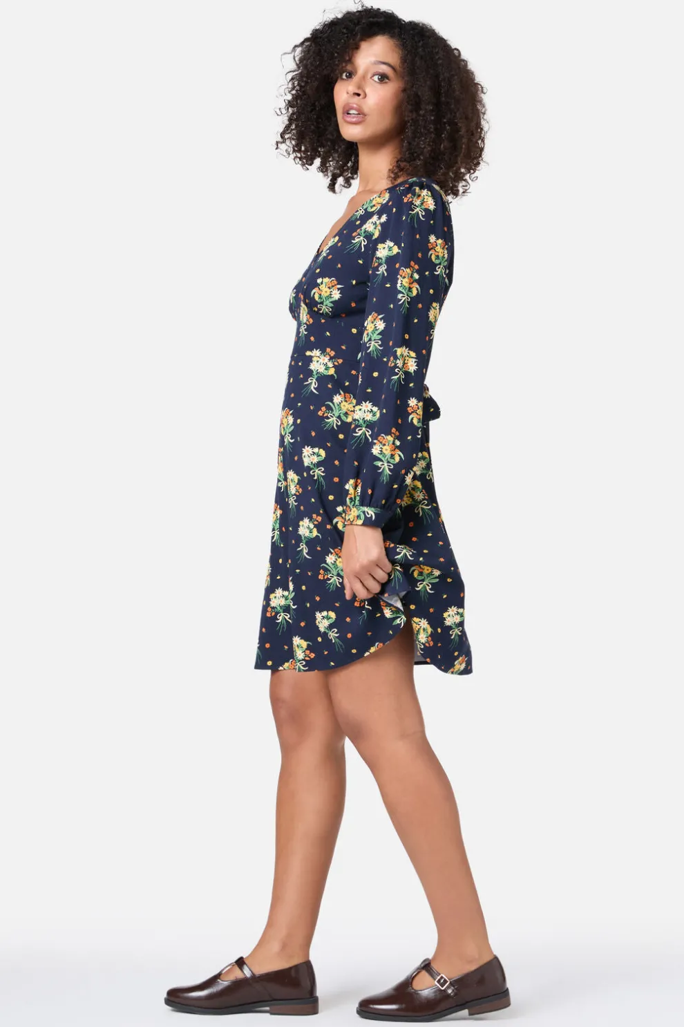 Lucia Floral Sleeved Dress