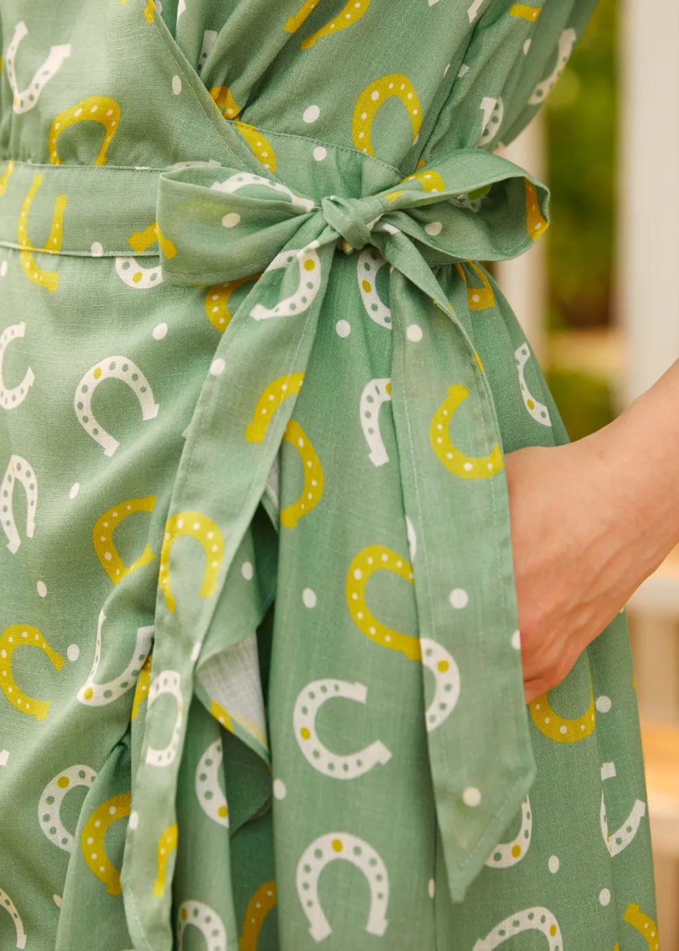 Luck Be a Lady Wrap Dress