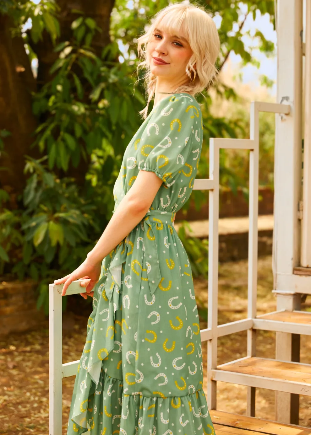 Luck Be a Lady Wrap Dress