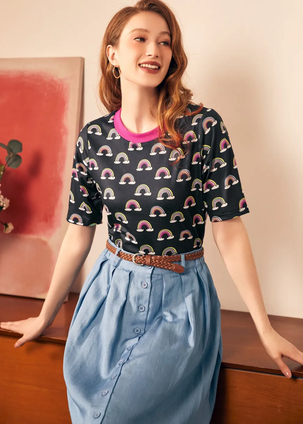 Lucky Charm Rainbow Tee