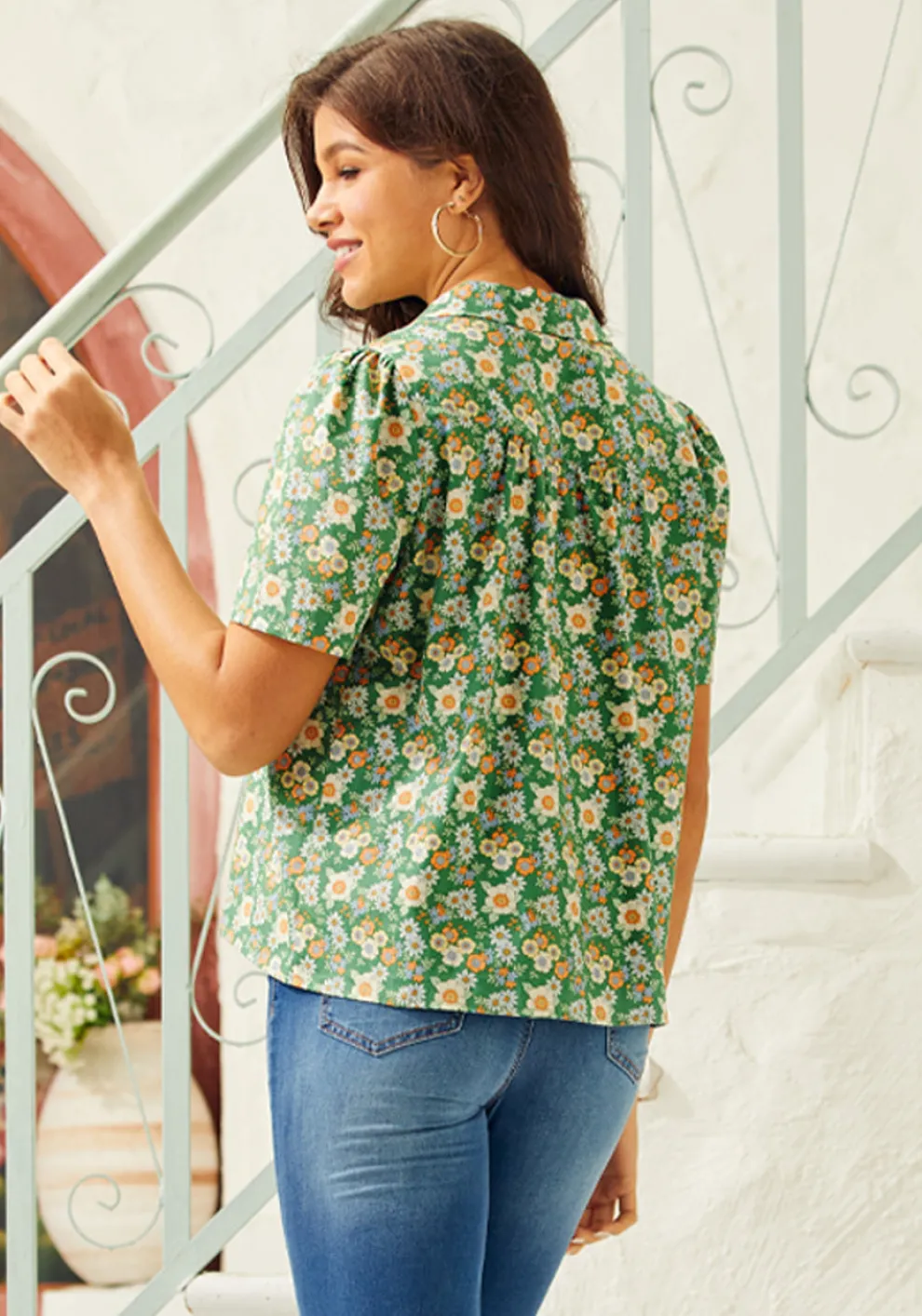 Made For Merriment Button-Up Top