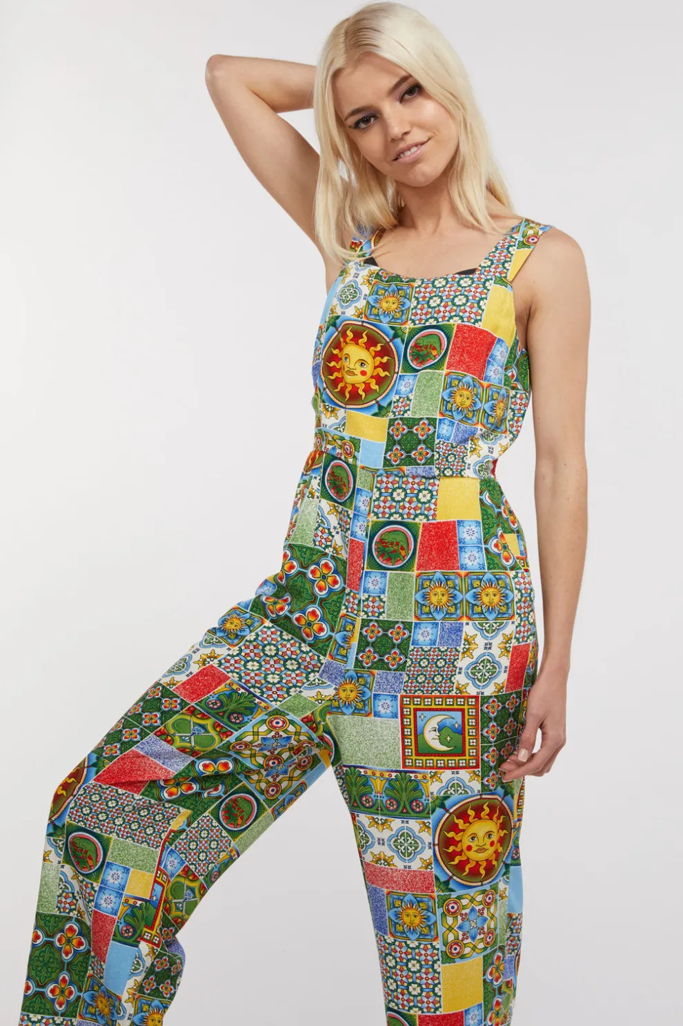 Majolica Viscose Jumpsuit