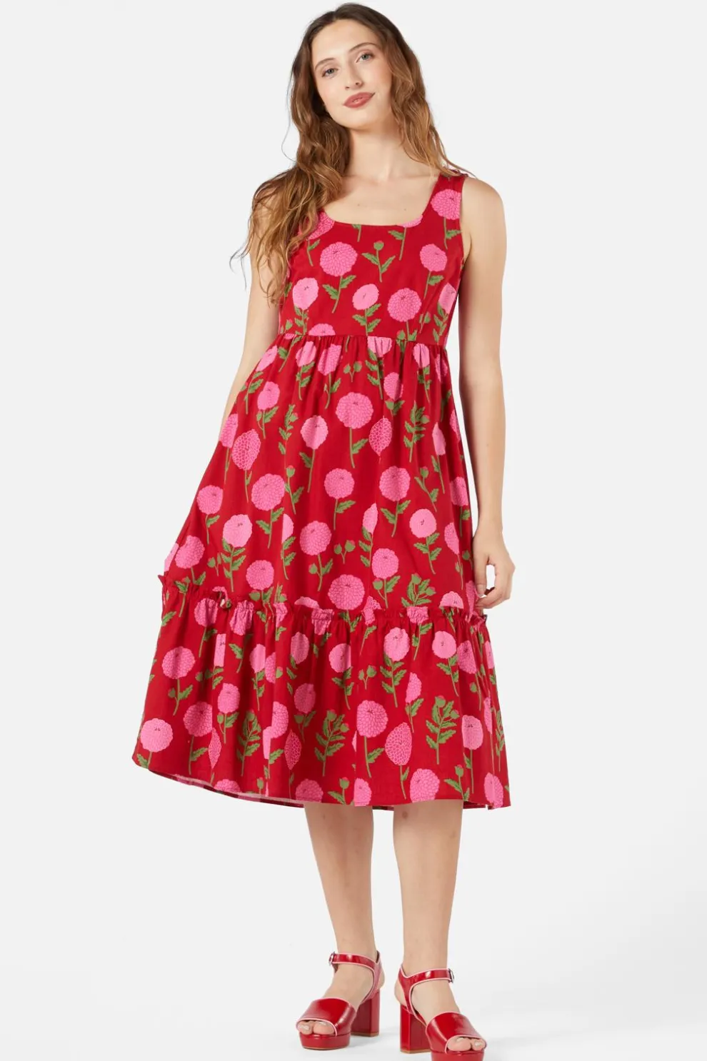Marie Fleur Midi Dress