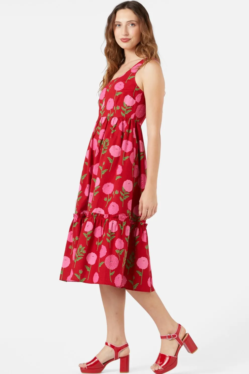 Marie Fleur Midi Dress