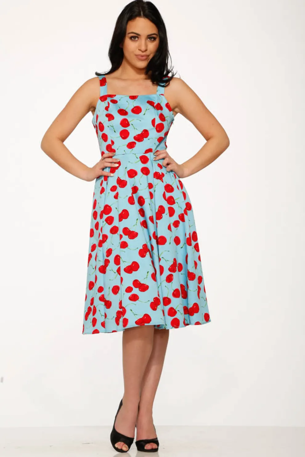 Martina Cherry Swing Dress