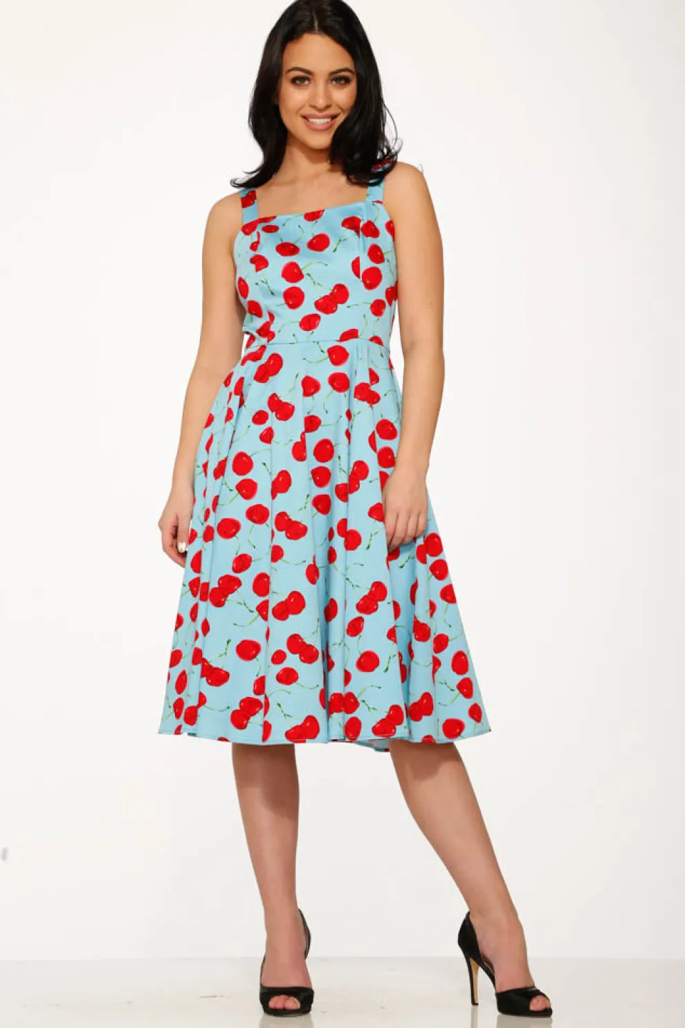 Martina Cherry Swing Dress