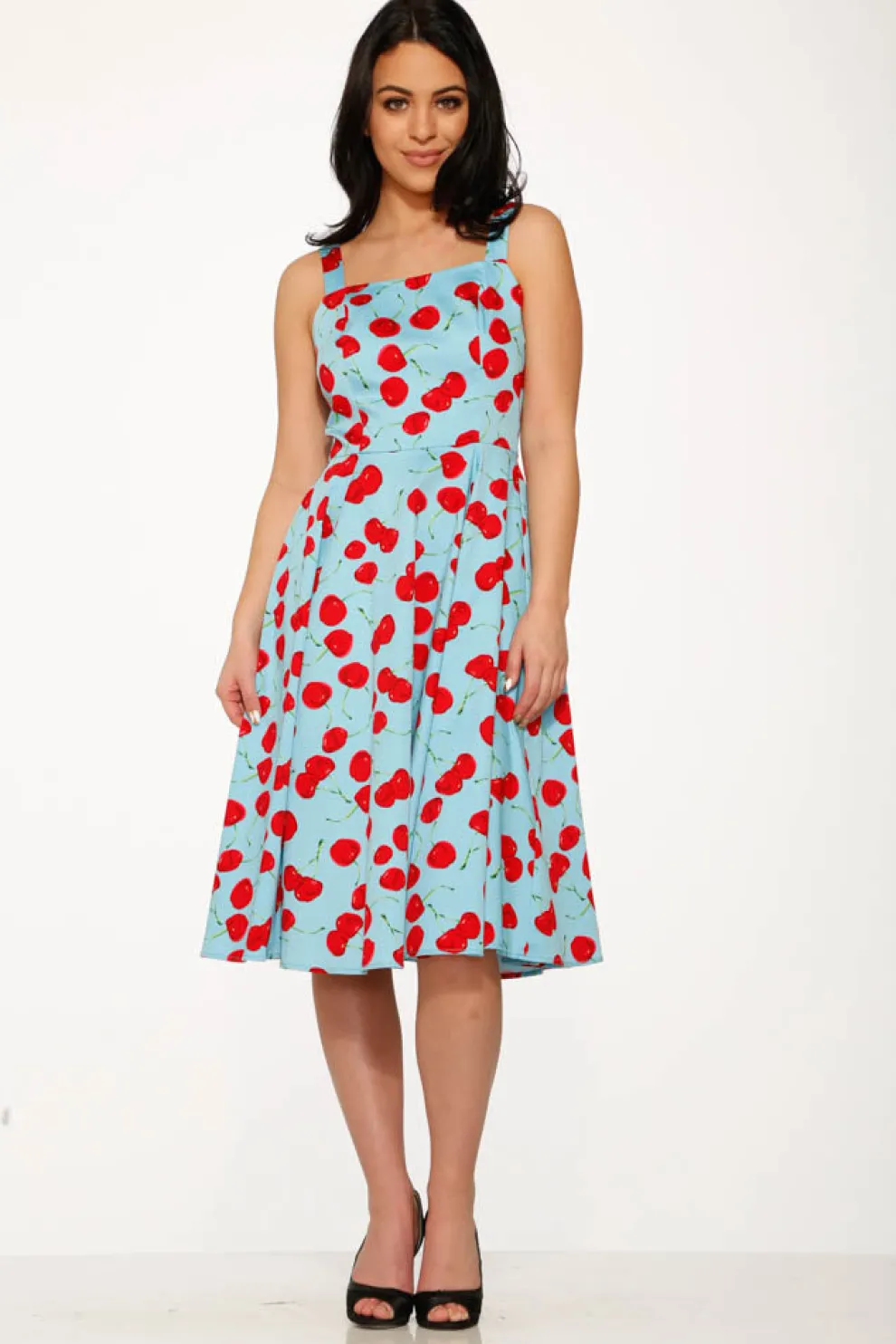 Martina Cherry Swing Dress