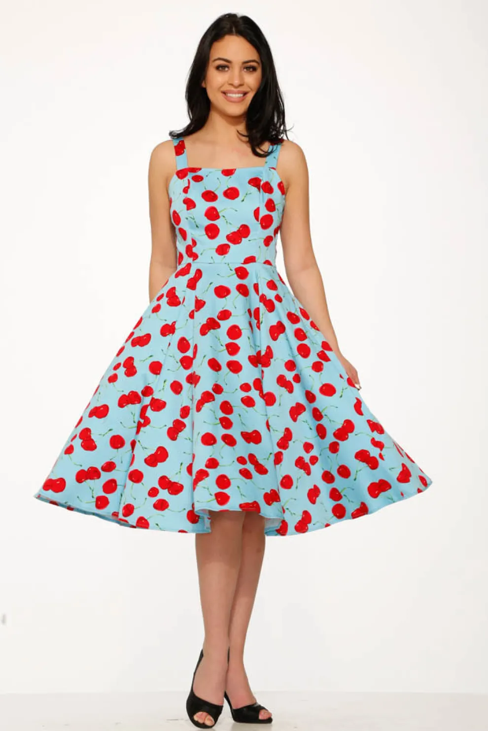 Martina Cherry Swing Dress